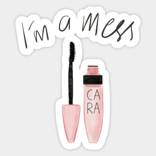 I'm a Mess Sticker